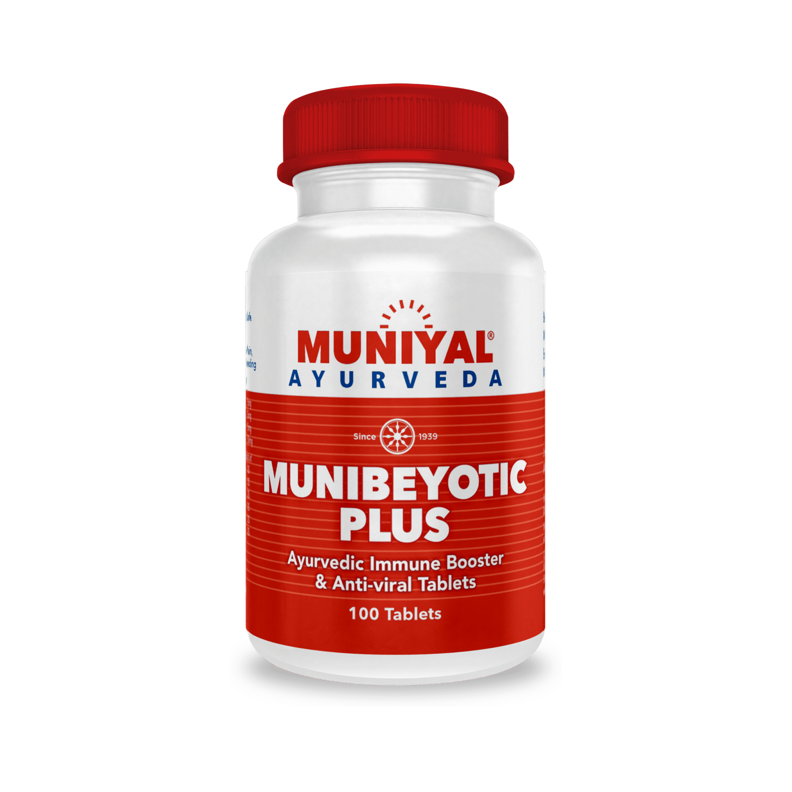 MUNIBEYOTIC PLUS® clinically researched Ayurvedic tablets for viral disease management and immunity